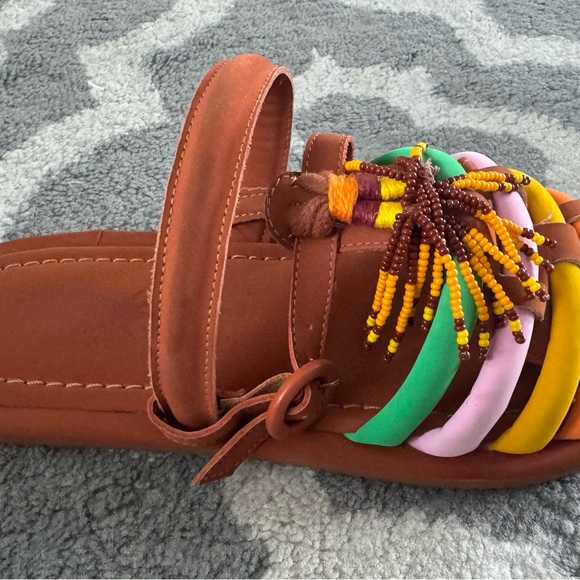 FARM Rio Multicolor Beaded Sandals - Picture 2 of 5